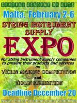 Malta International Violin Making Competition 2022 | Trade Fair | String Instrument Supplier
